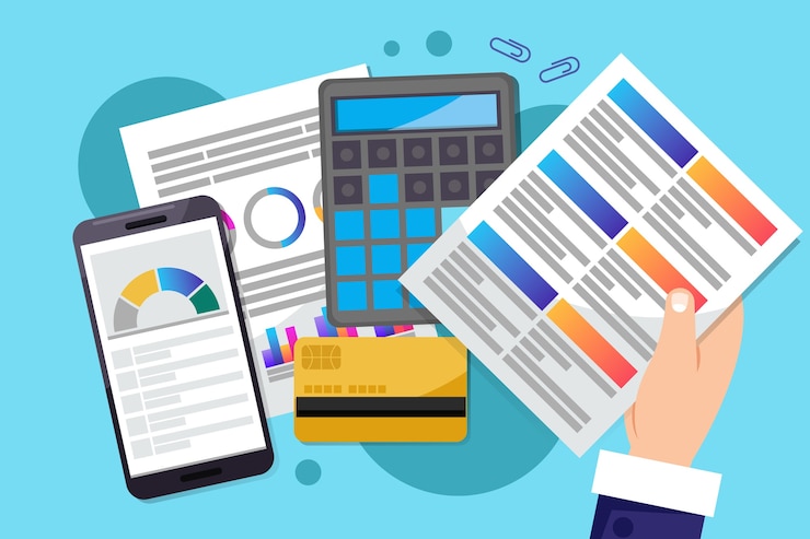Vector Gratis hand drawn credit assessment concept