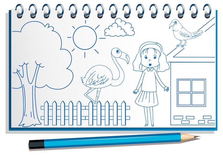 Vector Gratis hand drawn doodle sketch