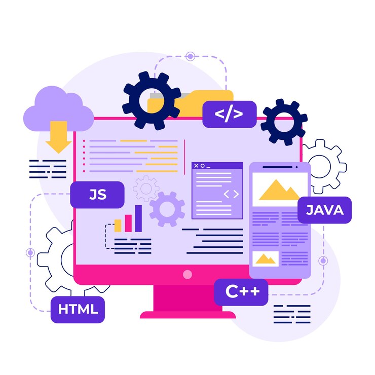 Vector Gratis hand drawn flat design api illustration