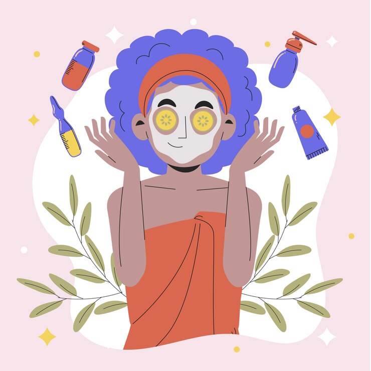 Vector Gratis hand drawn flat design cosmetologist illustration