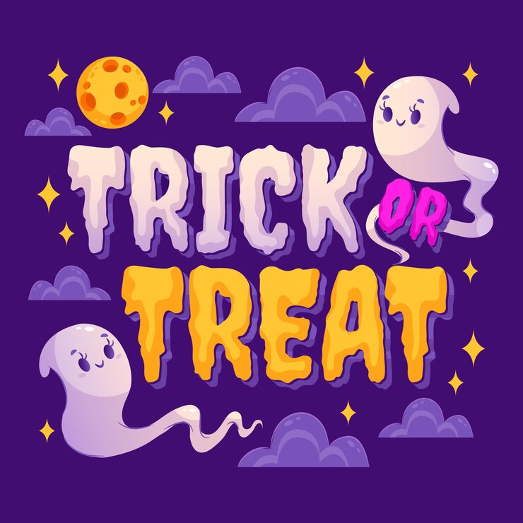 Vector Gratis hand drawn flat halloween lettering