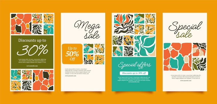 Vector Gratis hand drawn florist job instagram stories