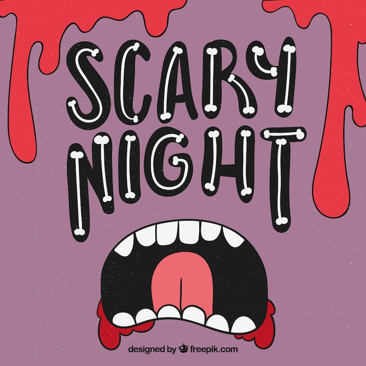 Vector Gratis hand drawn halloween monster background
