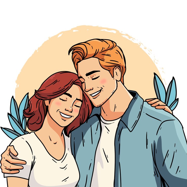 Vector Gratis hand drawn hug day illustration