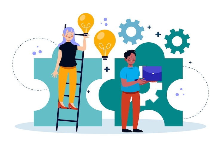 Vector Gratis hand drawn innovation concept