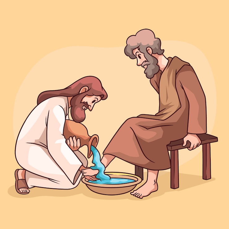 Vector Gratis hand drawn last supper illustration