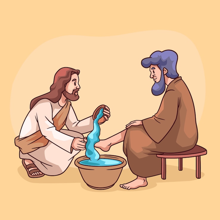 Vector Gratis hand drawn last supper illustration