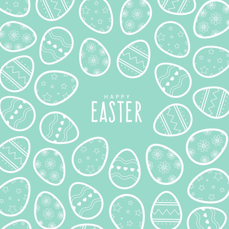 Vector Gratis hand drawn pastel easter