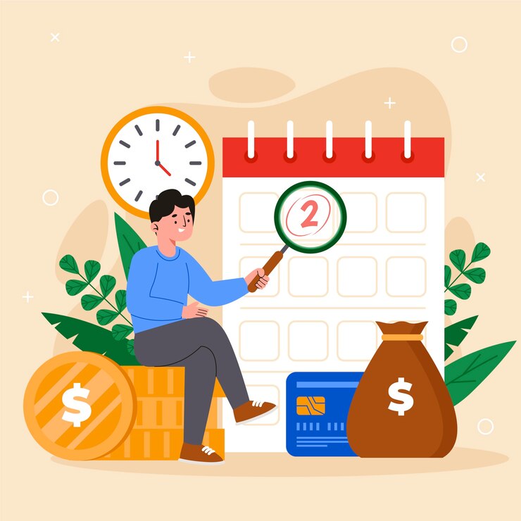 Vector Gratis hand drawn payday  illustration