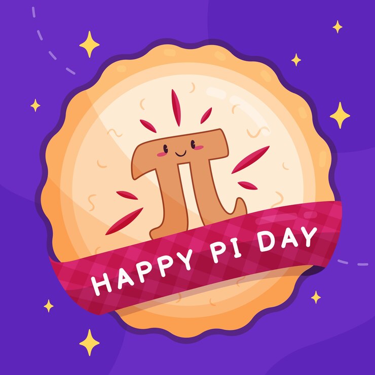 Vector Gratis hand drawn pi day illustration
