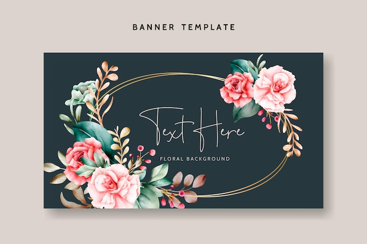 Vector Gratis handdrawn watercolor floral background