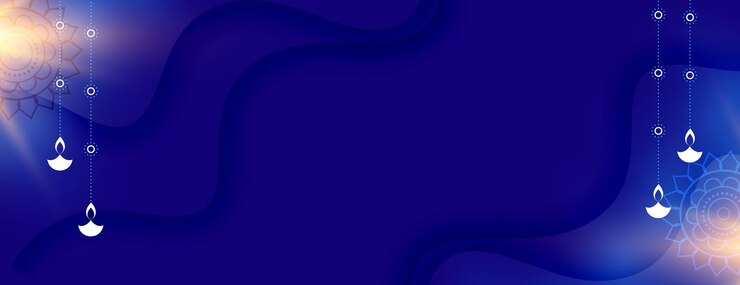 Vector Gratis happy diwali festive purple banner with text space