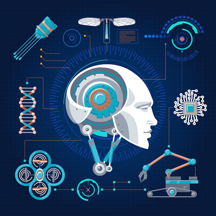 Vector Gratis hi-tech technology concept
