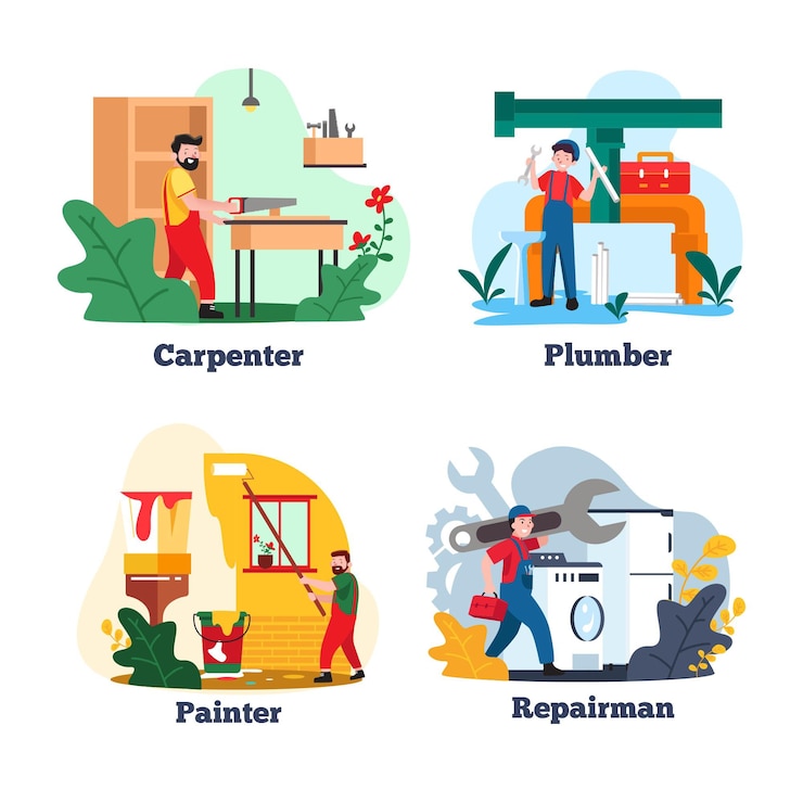 Vector Gratis household revocation for new home