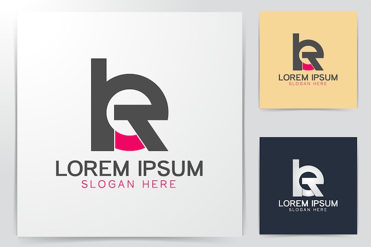 Vector Gratis huruf awal k kecantikan, ide logo modern. inspirasi desain logo. ilustrasi vektor templat. terisolasi pada latar belakang putih