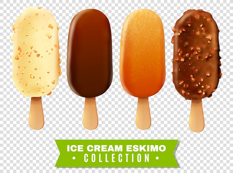 Vector Gratis ice cream eskimo pie collection