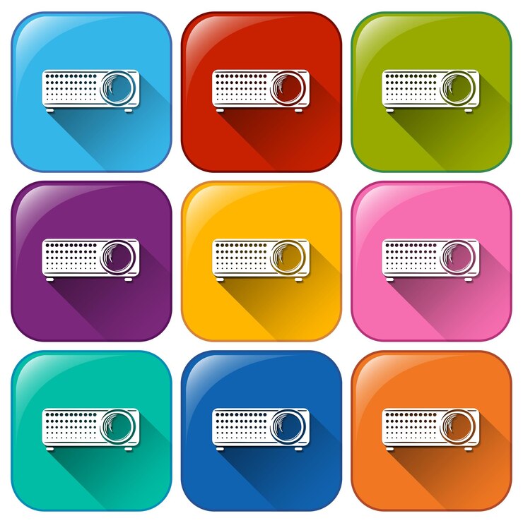 Vector Gratis icons with remote controls
