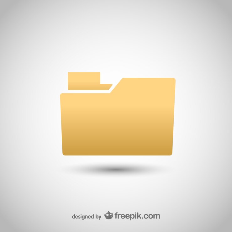 Vector Gratis ikon folder classic