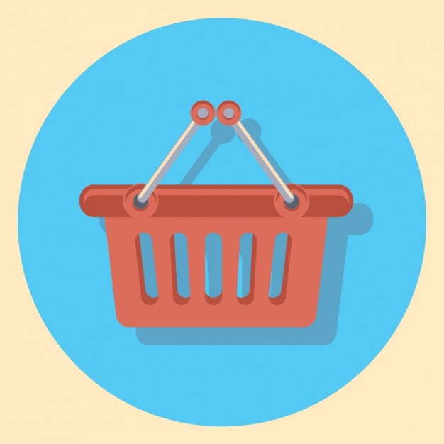 Vector Gratis ikon keranjang belanja