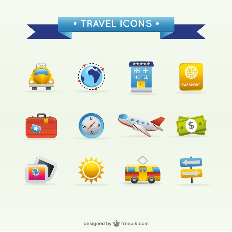 Vector Gratis ikon-perjalanan