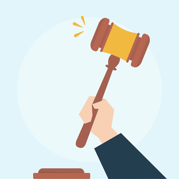 Vector Gratis illustration of law concept