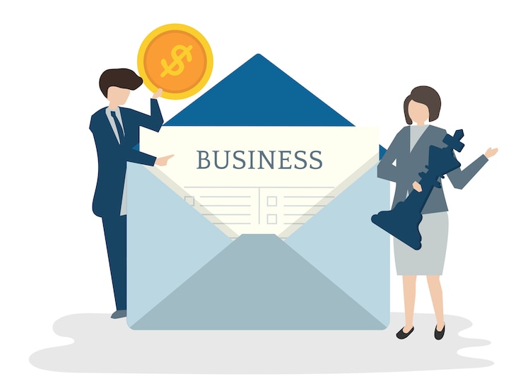 Vector Gratis illustration of people avatar business plan concept