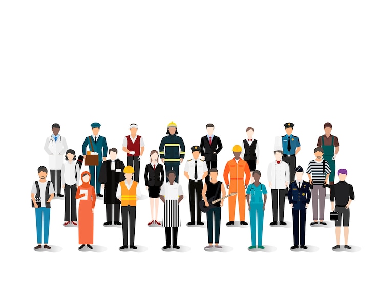 Vector Gratis illustration vector of various careers and professions