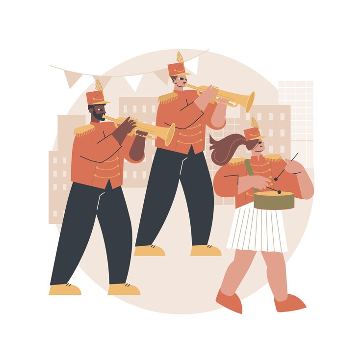 Vector Gratis ilustrasi abstrak parade
