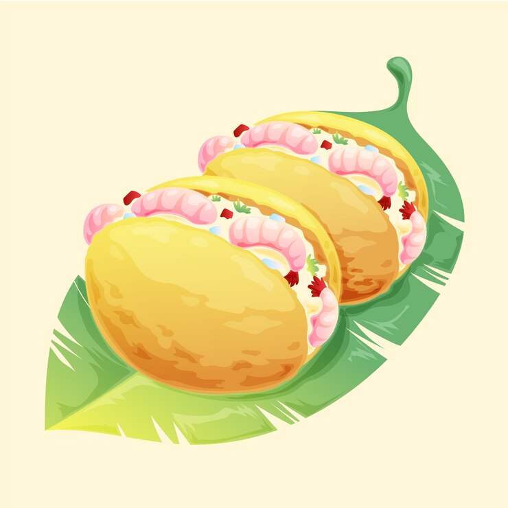 Vector Gratis ilustrasi acaraje gradien