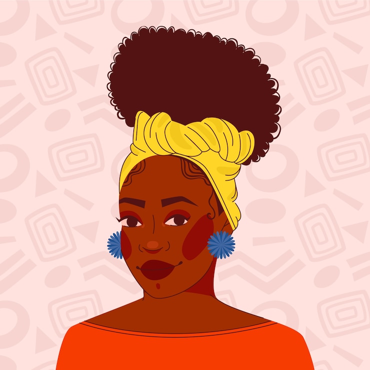 Vector Gratis ilustrasi afrocolombianidad datar