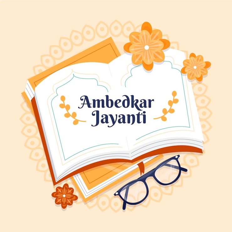 Vector Gratis ilustrasi ambedkar jayanti yang digambar tangan