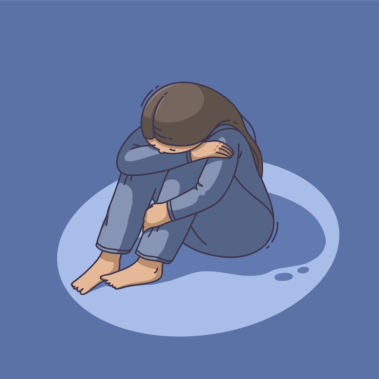 Vector Gratis ilustrasi blue monday digambar tangan