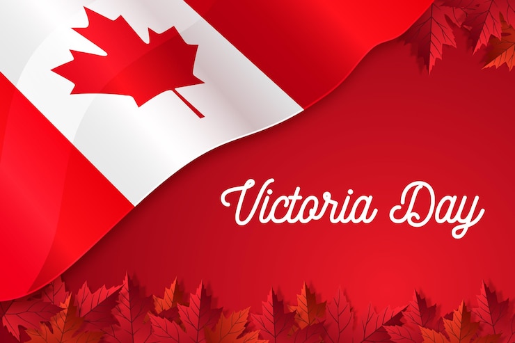 Vector Gratis ilustrasi datar hari victoria kanada