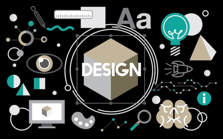 Vector Gratis ilustrasi desain grafis kreatif