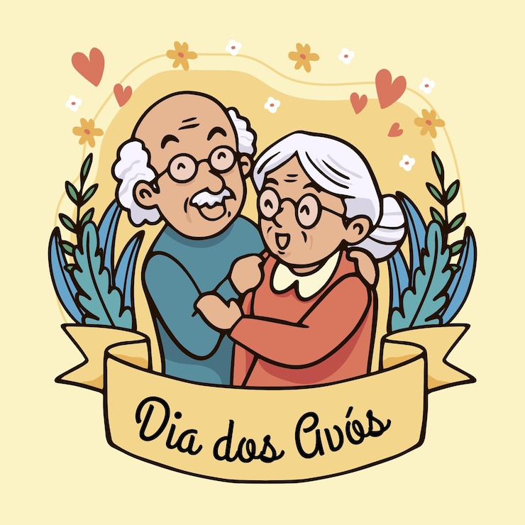 Vector Gratis ilustrasi dia dos avos digambar tangan