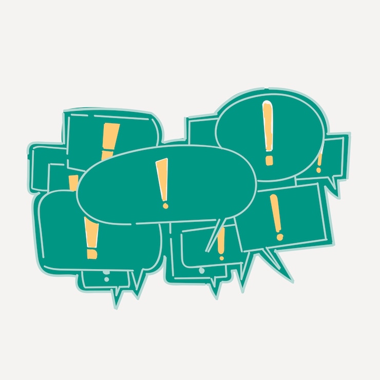 Vector Gratis ilustrasi digambar tangan dari konsep komunikasi