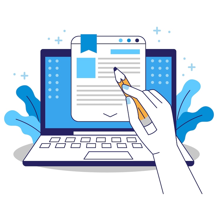 Vector Gratis ilustrasi esai digambar tangan
