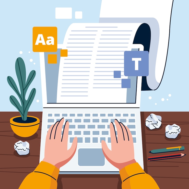 Vector Gratis ilustrasi esai digambar tangan