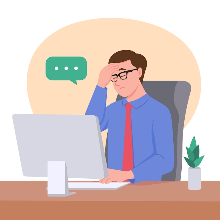 Vector Gratis ilustrasi facepalm digambar tangan