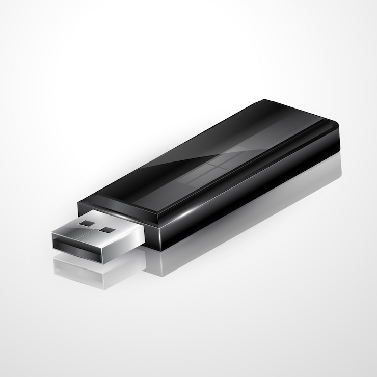 Vector Gratis ilustrasi flash drive usb