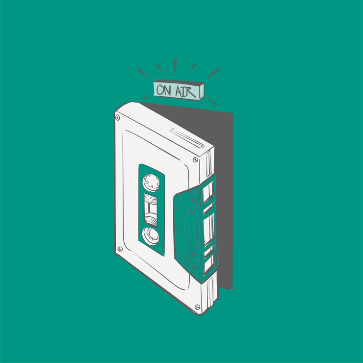 Vector Gratis ilustrasi gambar tangan dari konsep hiburan musik