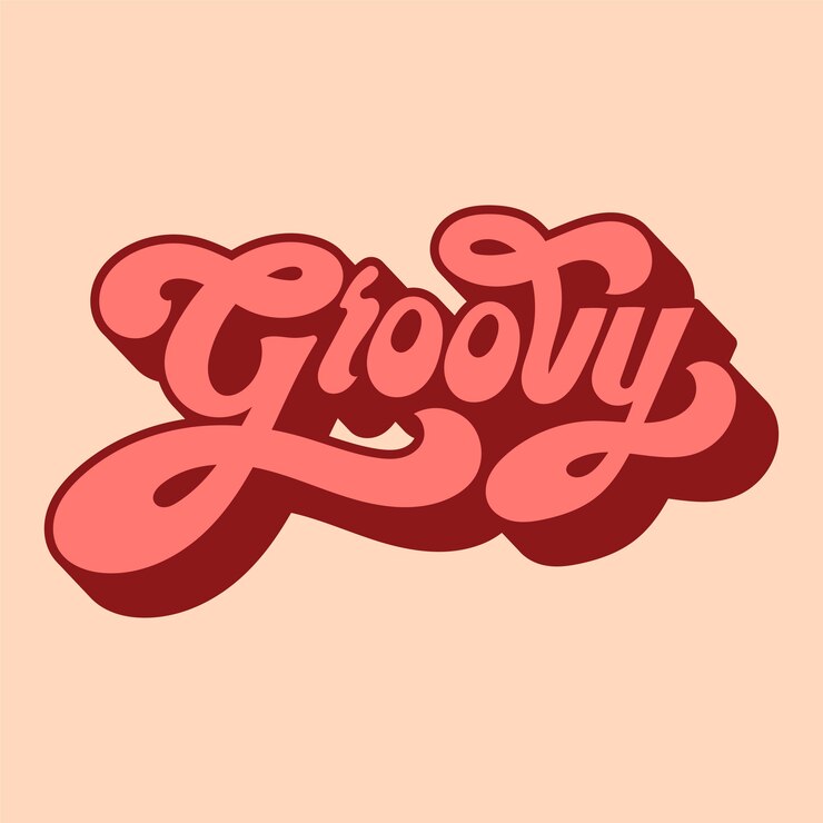 Vector Gratis ilustrasi gaya tipografi kata yang keren