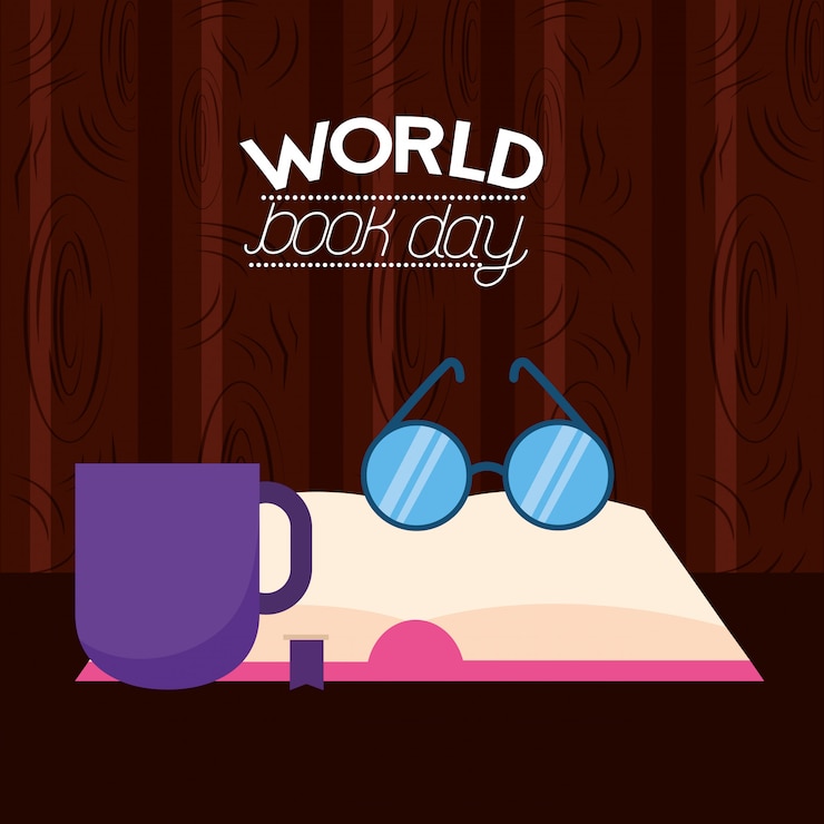 Vector Gratis ilustrasi hari buku sedunia