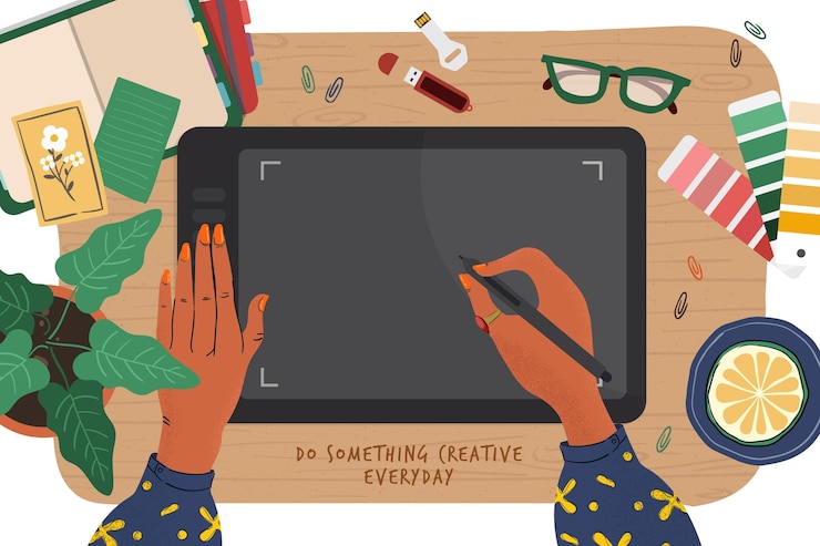 Vector Gratis ilustrasi hari grafis dunia digambar tangan