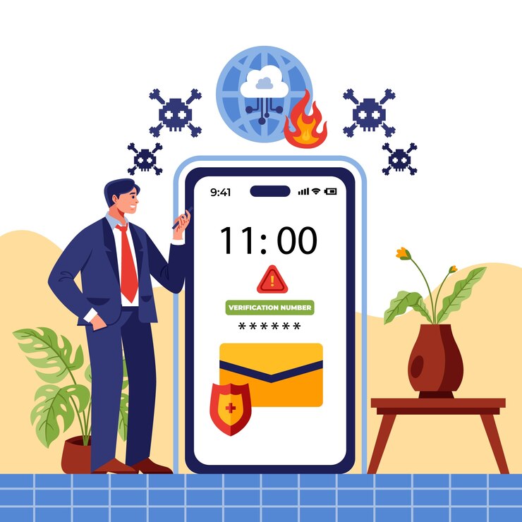 Vector Gratis ilustrasi hari internet yang lebih aman datar