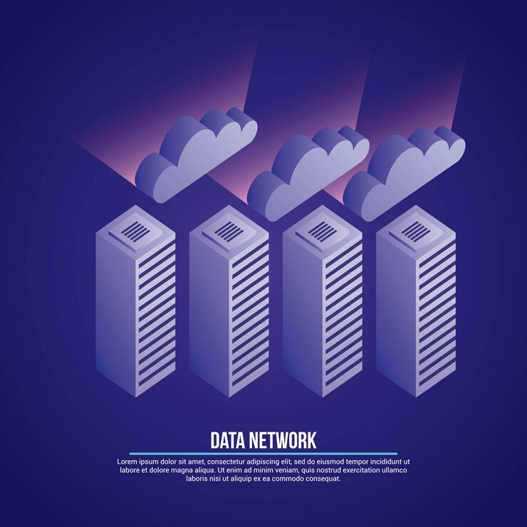 Vector Gratis ilustrasi jaringan data