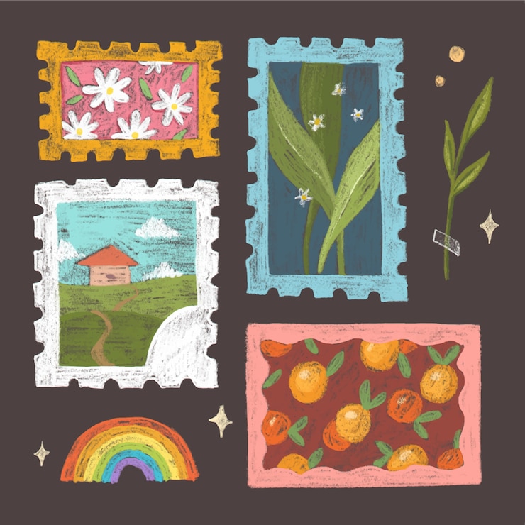 Vector Gratis ilustrasi kapur digambar tangan