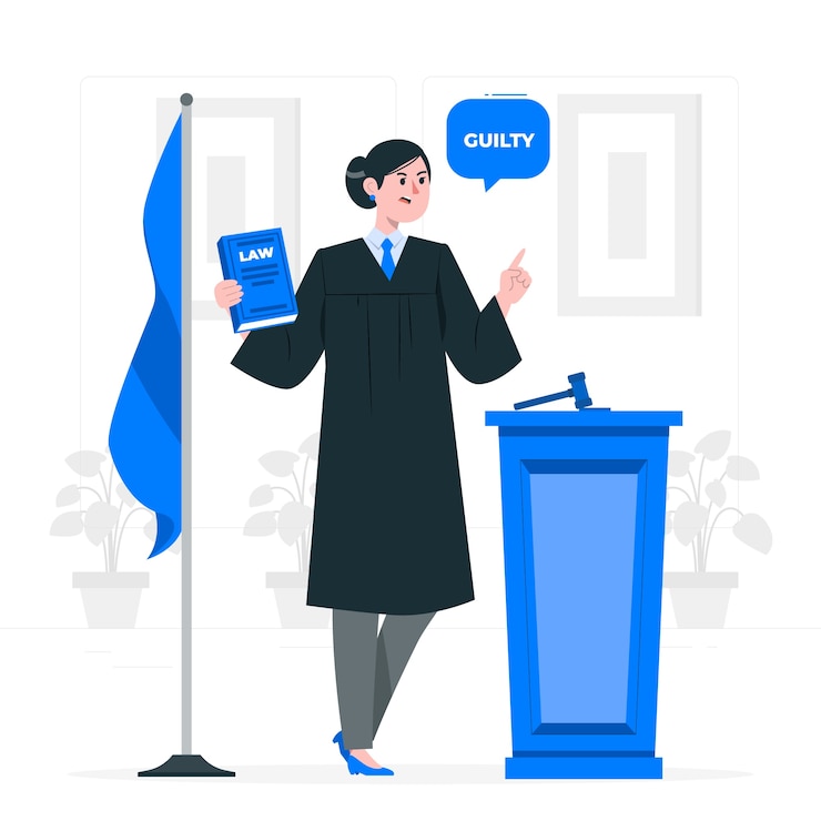 Vector Gratis ilustrasi konsep bersalah