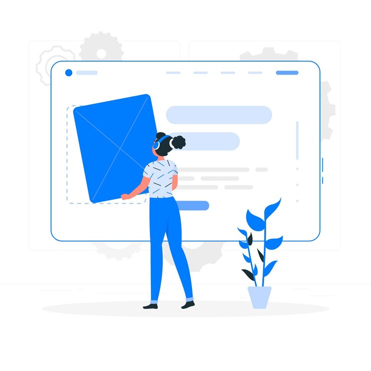 Vector Gratis ilustrasi konsep blok sisipan
