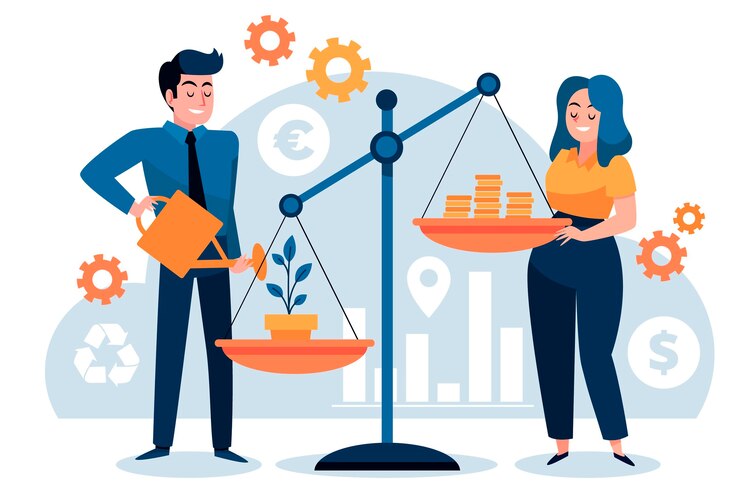 Vector Gratis ilustrasi konsep csr yang digambar tangan
